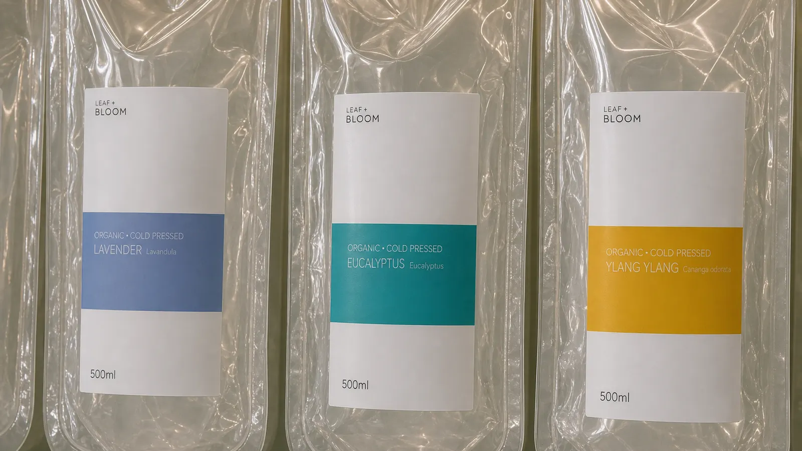 A clean, organized medical supply shelf in a modern wellness clinic showing neatly arranged IV fluid bags, vitamin vials, and saline pouches with color-coded labels, soft clinical lighting, professional healthcare setting